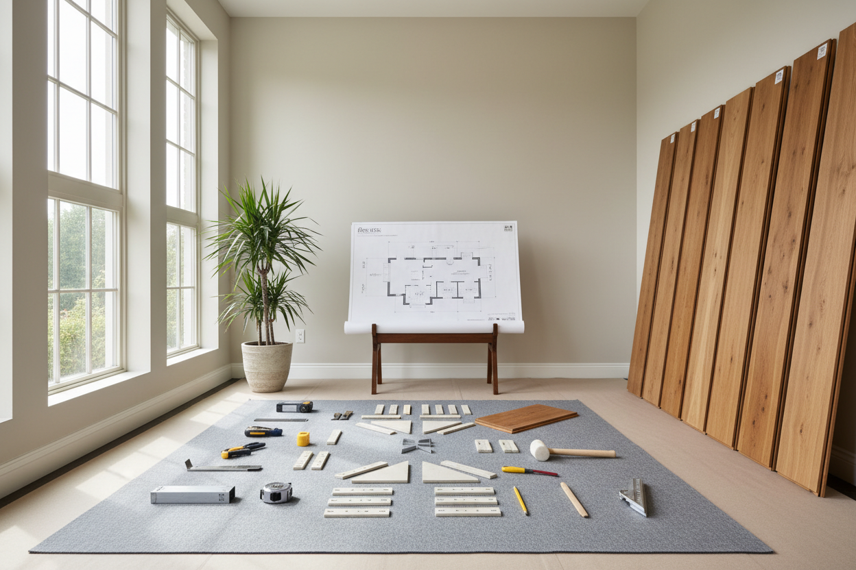 Hoe bereid je je woning voor op het leggen van een nieuwe vloer?