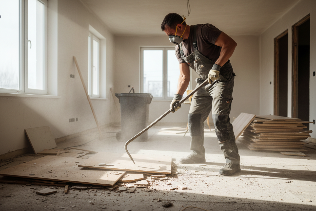 Vloer Verwijderen – Wat Kost het en Hoe Werkt het?