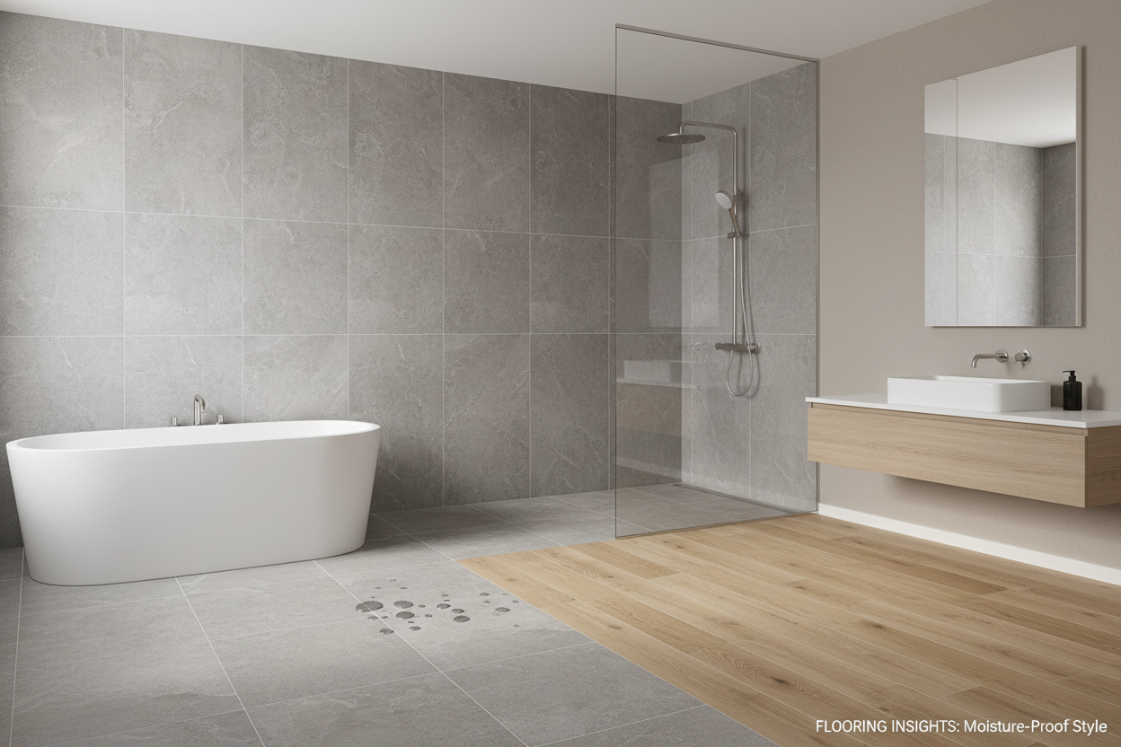 Vloeren in een vochtige ruimte – welke vloer is geschikt?